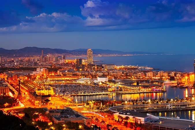 Vida noturna em Barcelona